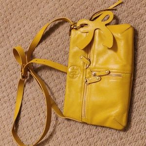 Yellow Modalu London crossbody purse